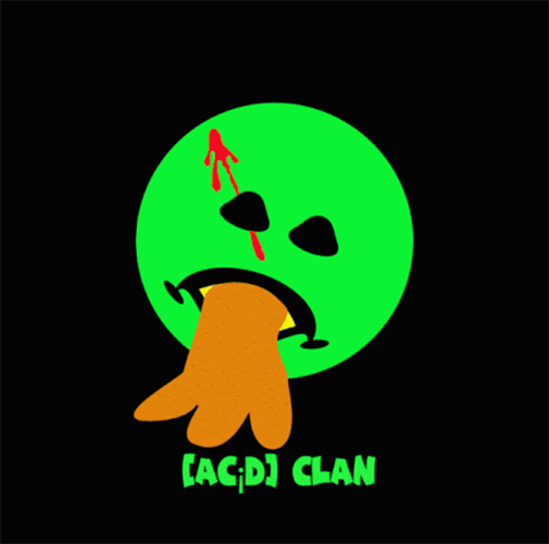 image vectorielle d'un logo ACID CLAN1